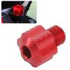 2 Pcs Motorcycle Rear View Mirror Hole Plug 10mm Reverse Thread Aluminium Alloy Mirror Hole Screws  