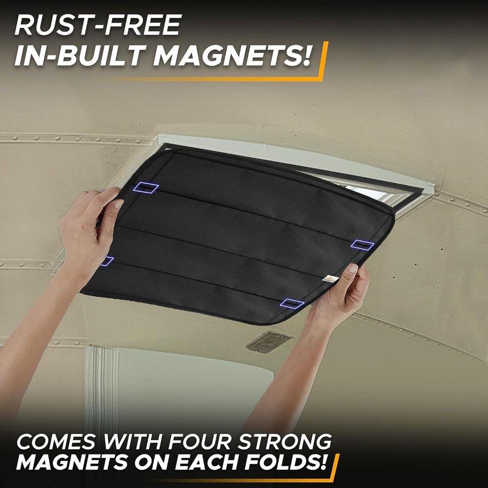 Collapsible Skylight Sunshade Reflective Blackout RV Skylight Shade Window Shade Cover  Travel