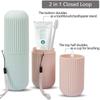 Portable Protect Holder Case Travel Camping Storage Box Useful for Storing Makeup Brushes and Toothbrush Accessories Set
