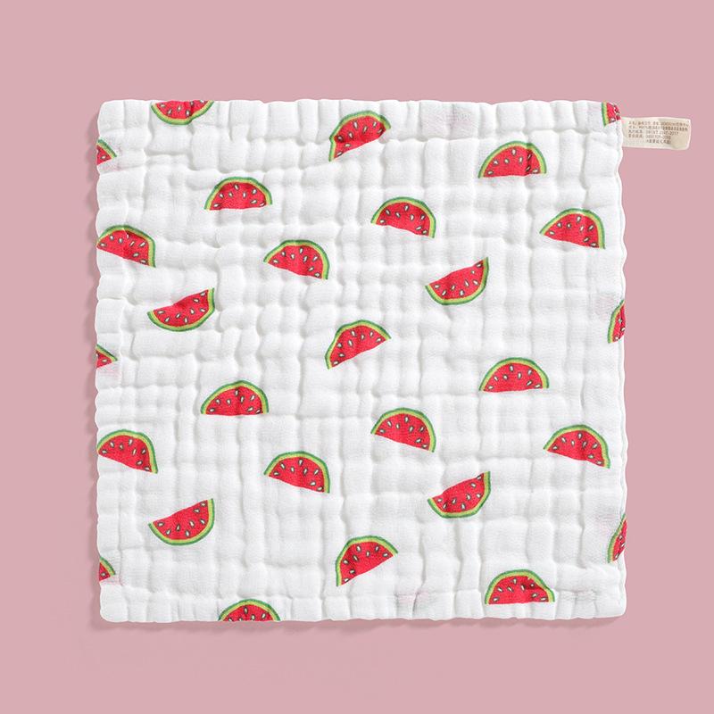 

30x30 см детское полотенце из чистого хлопка, марлевое детское полотенце для лица, шестислойное квадратное полотенце высокой плотности, мягкое впитывающее полотенце