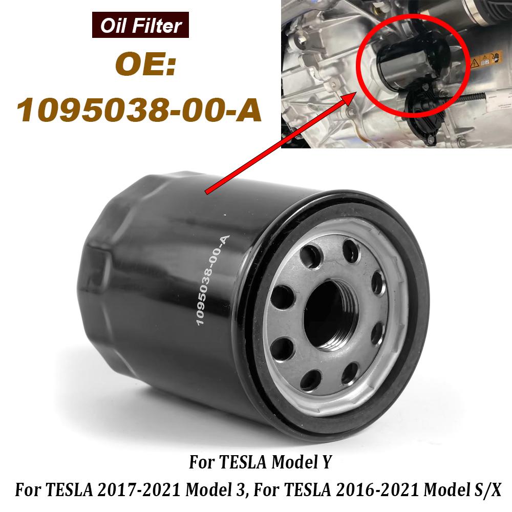 NEW High Quality 1095038-00-A 109503800A Front or Rear Drive Unit Oil Filter For 2017-2021 Model 3 16-21 Model S/X Model Y