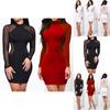 Premium Quality Women Sexy Long Sleeve Bandage Bodycon Evening Cocktail Mini Dress