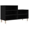 Shoe Rack Black 102 x 36 x 60 cm Engineered Wood