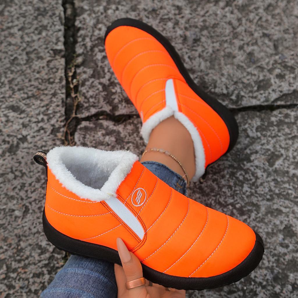 2025 New Large Size Cotton Boots with Thickened Lining Old Beijing Snow Boots Warm Casual Shoes