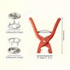 Snap Button Kit with Hand Pressure Pliers, 50pcs Snaps, Metal Snaps for Sewing & DIY Crafts, Clothes, Hats