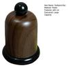 Toothpick Box with Clear/Wood Grain Lid, Dust-proof Toothpick Holder Dispenser, Dental Floss Swabs Toothpick Container for Kitchen Countertop