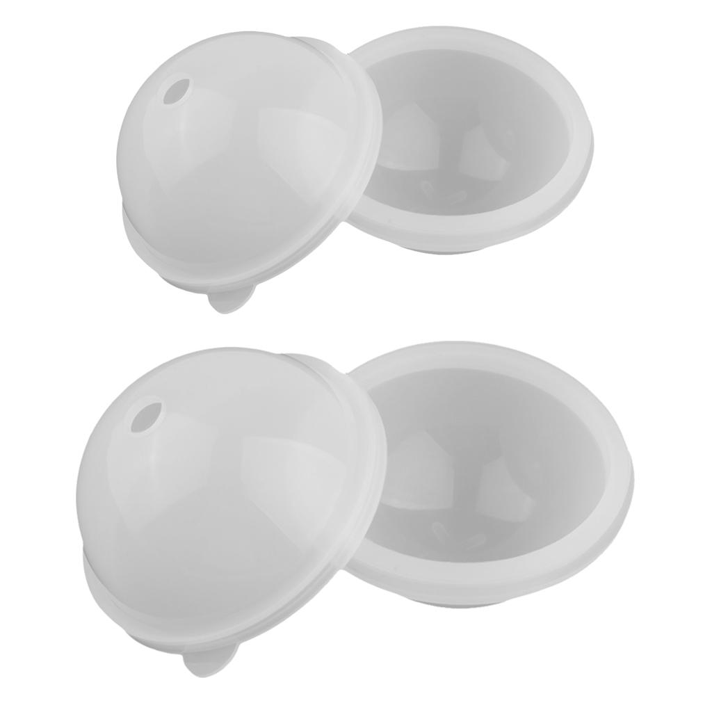 2 Pieces DIY Sphere Shape Ornament Craft for Polymer Clay, Crafting, Resin Epoxy, Jewelry Making,