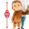 TAITO Curious George Giga Jumbo Perori Plush Toy 49cm
