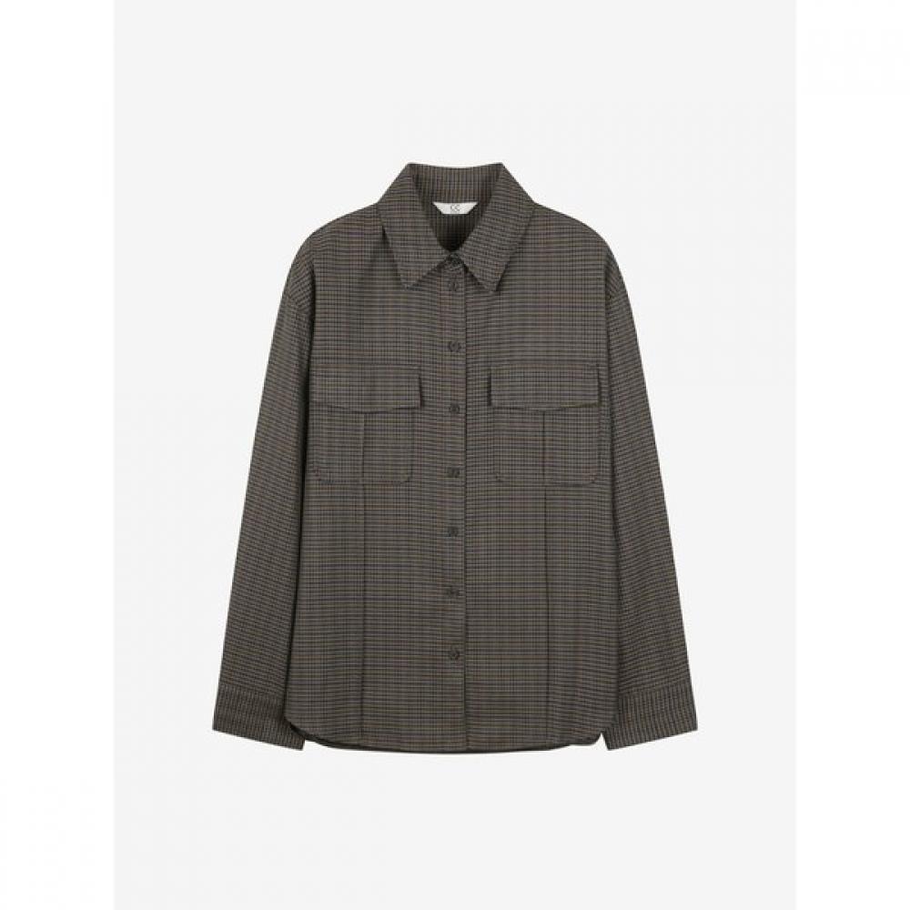 Cc Collect Patch Pocket Check Shirt C253msc002