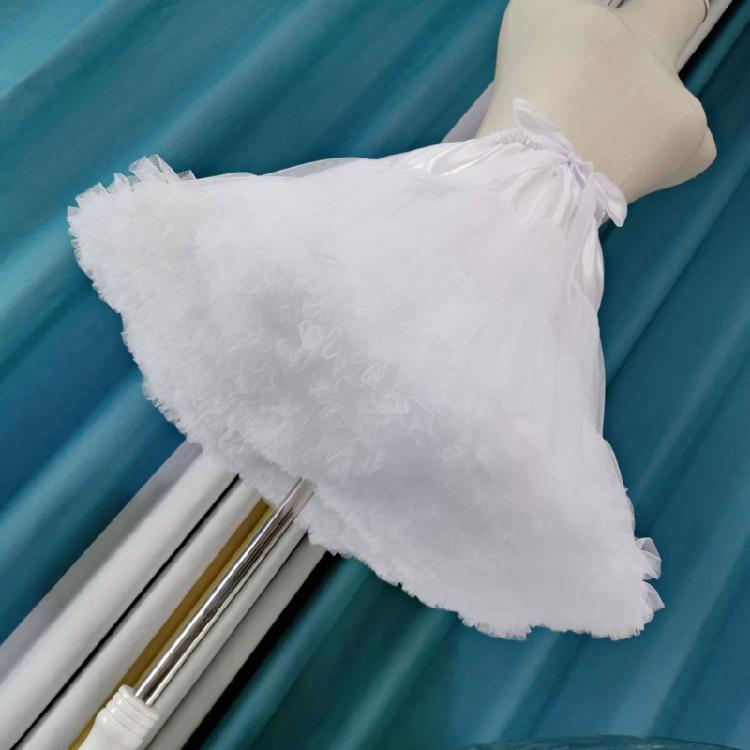 Girls Petticoat Underskirt Hoopless Crinoline Tulle Underskirt For Dresses