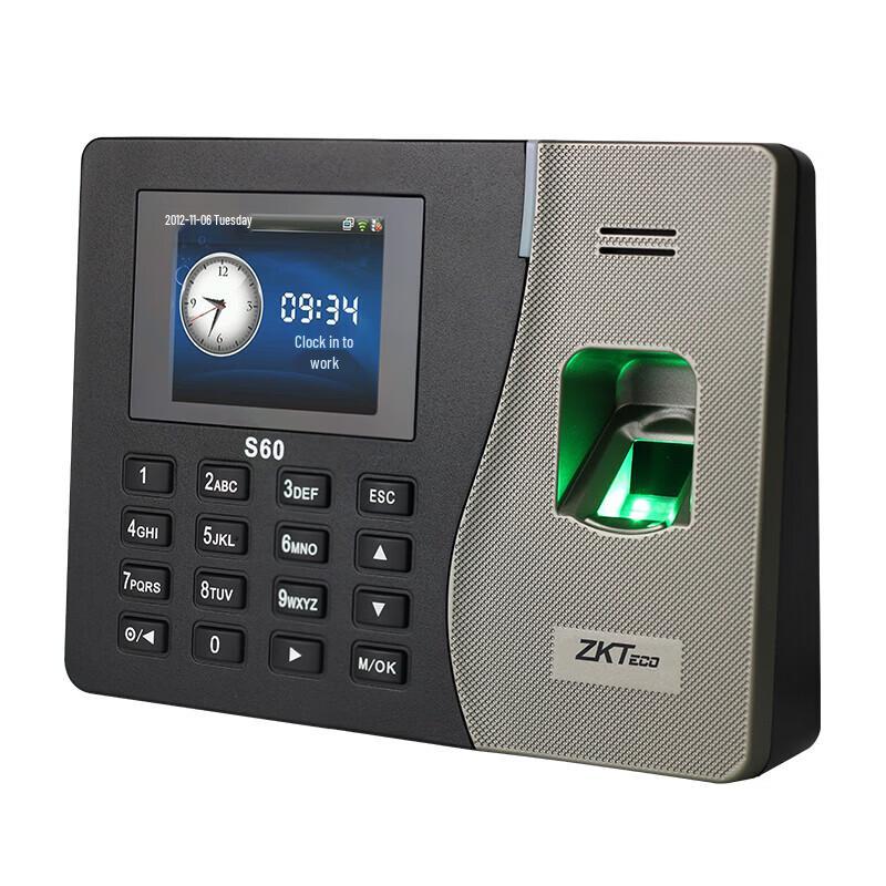 

ZKTECO S60PLUS Fingerprint Smart Attendance Machine CN plug (adapter included)