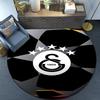 Galatasaray Football Club Crest Round Rug for Livingroom,Bedroom, Palyroom, Chair Rug, Area Rug, Circle Carpet, Fan Christmas Gift