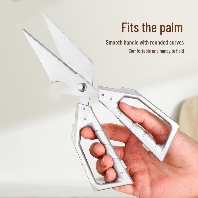 Heavy-Duty Stainless Steel Kitchen Shears for Chicken Bones