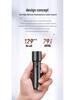 Rechargeable High-Brightness Multifunctional Flashlight with Long Battery Life for Indoor & Outdoor Use