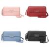 Pu Leather Long Wallet For Women With Zipper And Card Slots For Daily Use
