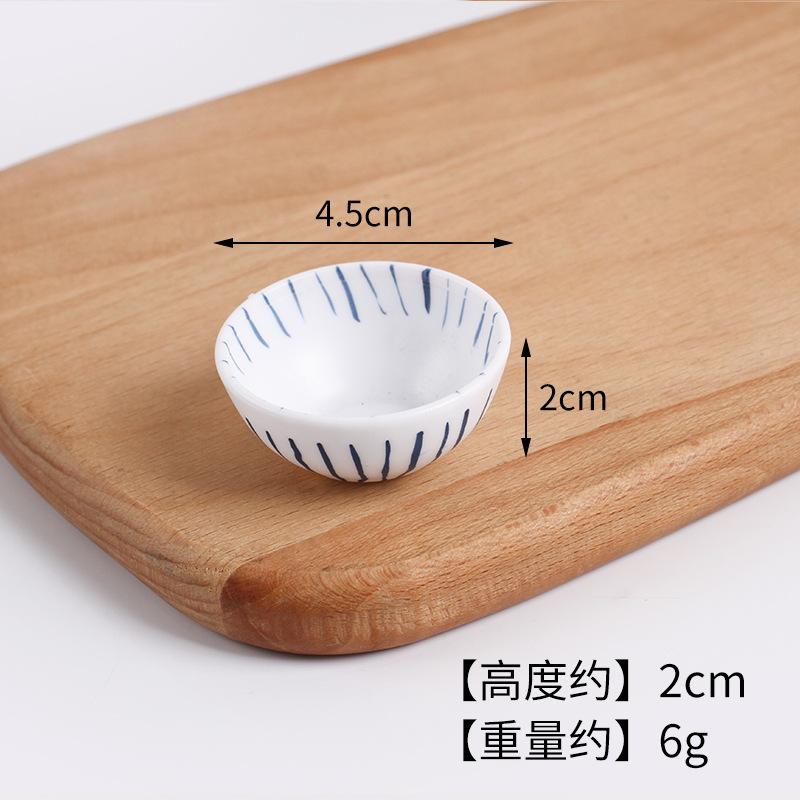 Mini Miniature Simulation Plate Small Bowl Tableware Diy Food Play Accessories Mini Container Play House Kitchen Toys