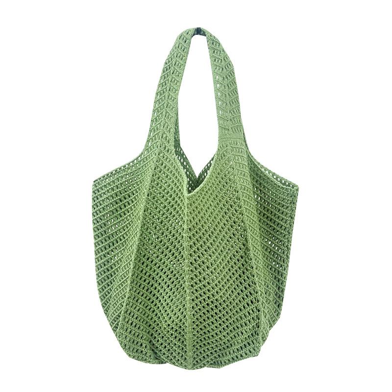 

1pcs Shoulder Woven Bag Women s Beach Bag Crochet Bag Handheld Tote Bag Suitable for Daily Outings