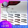 DKRSE1 2026 Hot For VW New R Emblem Car Metal Body Tail Trunk Sticker Accessories For VW GTI Rline Polo Golf MK8 Touareg Pas