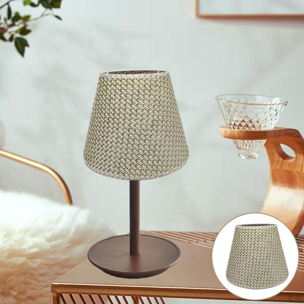 Rattan Woven Lamp Shade Weaving Hanging Light Cover