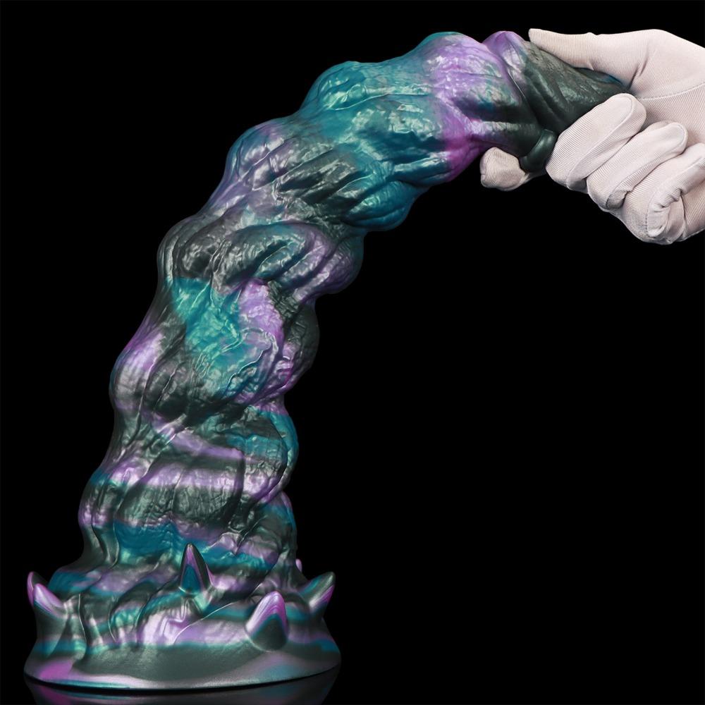 Extra Large Thick Muscle Texture Pagoda Anal Plug - SM Adult Toy for Men & Women, Backdoor Stimulation Dildo