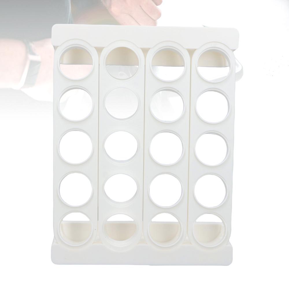 20 Kapseln Fassungsvermögen Kaffeekapselhalter Wandmontage Platzsparend Kaffeekapsel-Organizer Tischständer 20 Schlitze