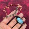 Labradorite Necklace Copper Wire Wrapped Necklace Adjustable Chain Necklace Elegant Copper Jewelry Handmade Gemstone Necklace Wedding Gifts