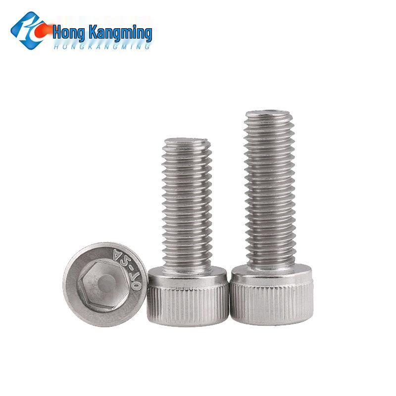 DIN912 Stainless Steel Hex Socket Head Cap Screws, Machine Thread Bolts, M1.4, M3-M6.