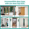 B-Est Adjustable Child Safety Door Top Lock Metal Child-Proof Design For Interior& Exterior Doors Including French Doors