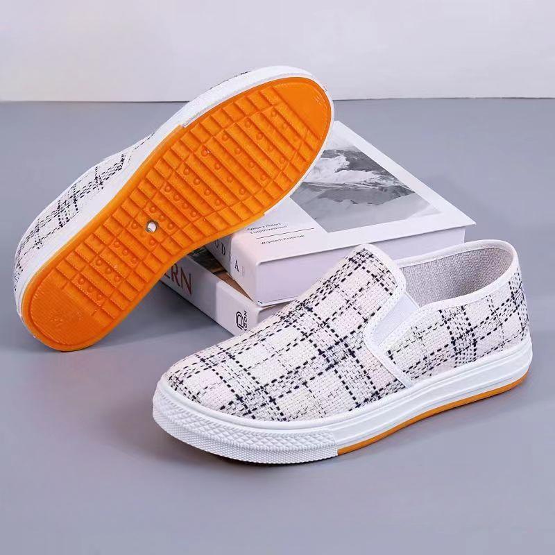 Cloth Shoes for Women, Spring and Autumn Styles, White Shoes for Women, Casual, Fashionable, Versatile, Anti Slip Board Shoes for Women,