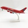 1:400er Maßstab cola Airlines Airbus A380 Metalllegierung Flugzeug Flugzeugmodell Dekoration Flugzeug Kinder Weihnachtsgeschenk Sammlerstück