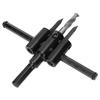 Adjustable Hole Cutter Saw Kit Alloy Steel DIY Round Cutting for Wood Plastic Board30120mm