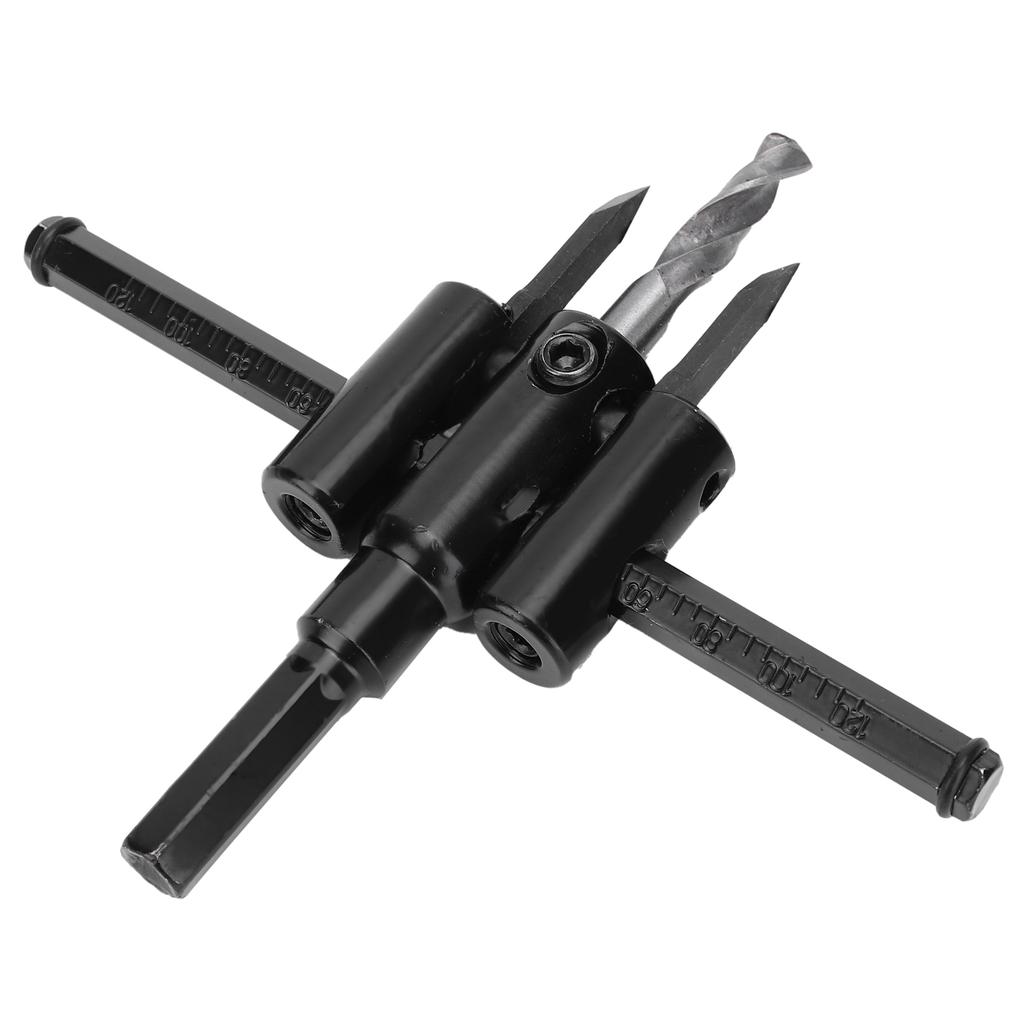 Adjustable Hole Cutter Saw Kit Alloy Steel DIY Round Cutting for Wood Plastic Board30120mm