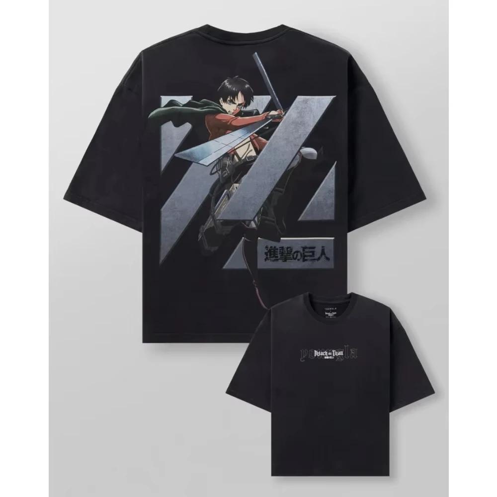Hot Sale Japanese Animation Y2K Pattern Printing Trend Brand Short Sleeve Men Women Ins High Street Summer T-Shirt
