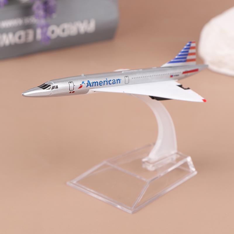 1:400 United States Concorde Air Airplane Model Airliner Alloy Diecast Air Plane Model Toys Collection Home Decor Miniatures Toy