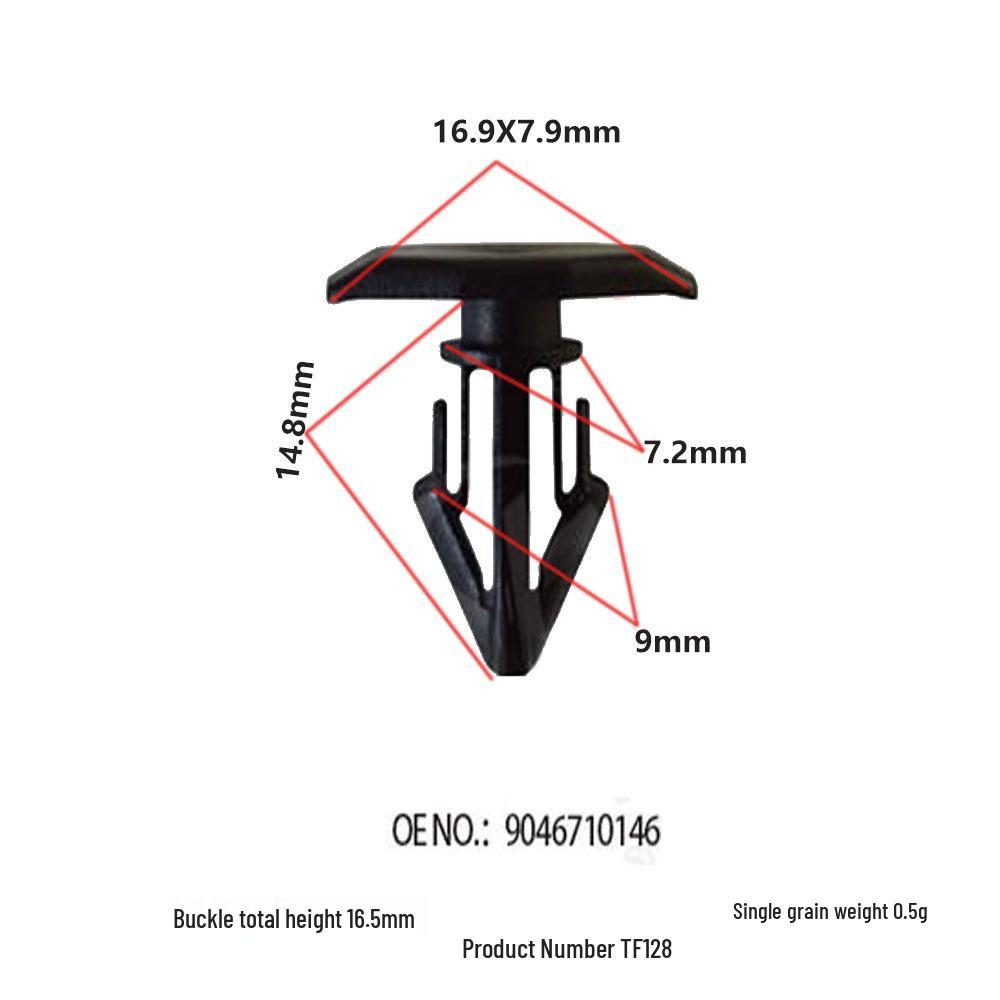 

Toyota Sienna Van Sealing & Trim Installation Clips 10000mm