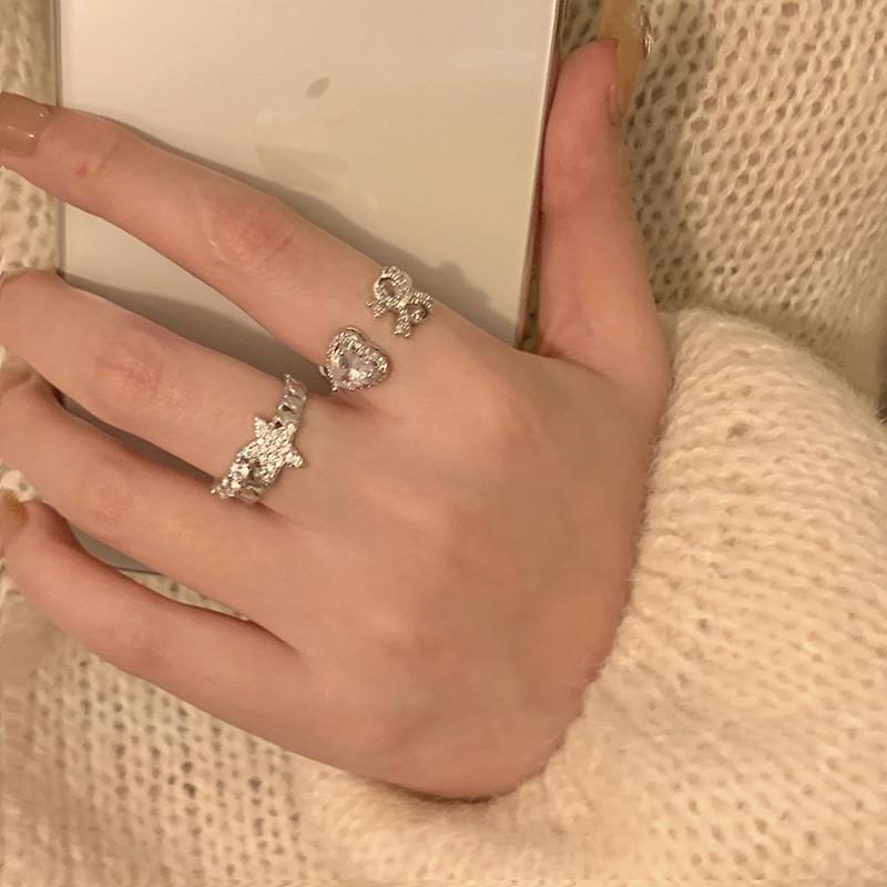 Trendy Geometric Copper Ring With Adjustable Open Design For Women Ideal For Gifts