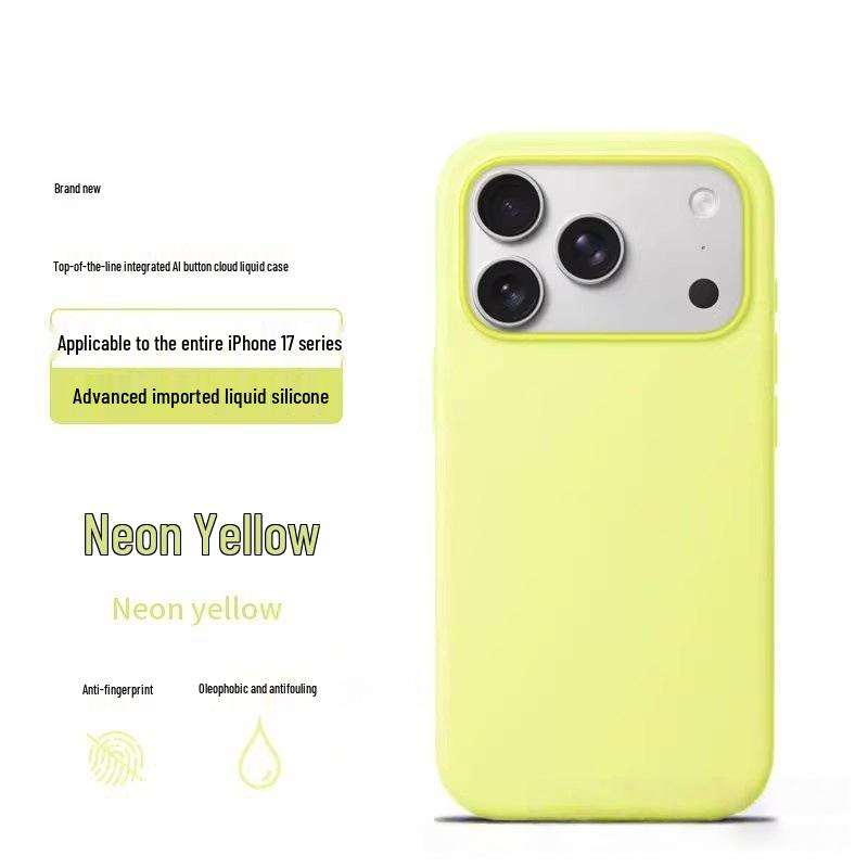 

iPhone 17 Pro Max Liquid Magnetic Animation AI Button Case - Apple Protective Cover 17