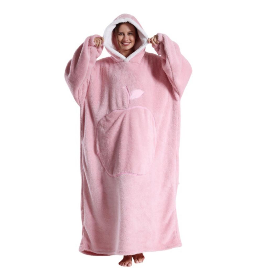 Lazy Blanket, Outdoor Cold-proof Hooded Blanket, Home Wear, Long-sleeved, Thick Blanket