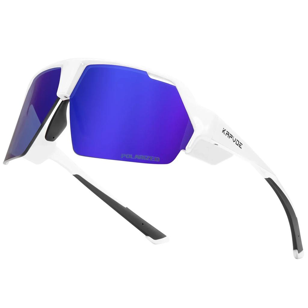 Kapvoe Polarized Fishing Glasses Man Running Sun Glasses Bicycle Sports Cycling Sunglasses MTB Road Bike for Women UV400 Goggles