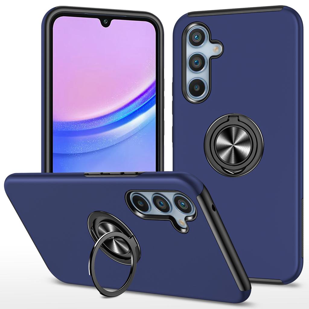 For Samsung Galaxy A15 4G/A15 5G Slim Case PC+TPU Kickstand Phone Cover