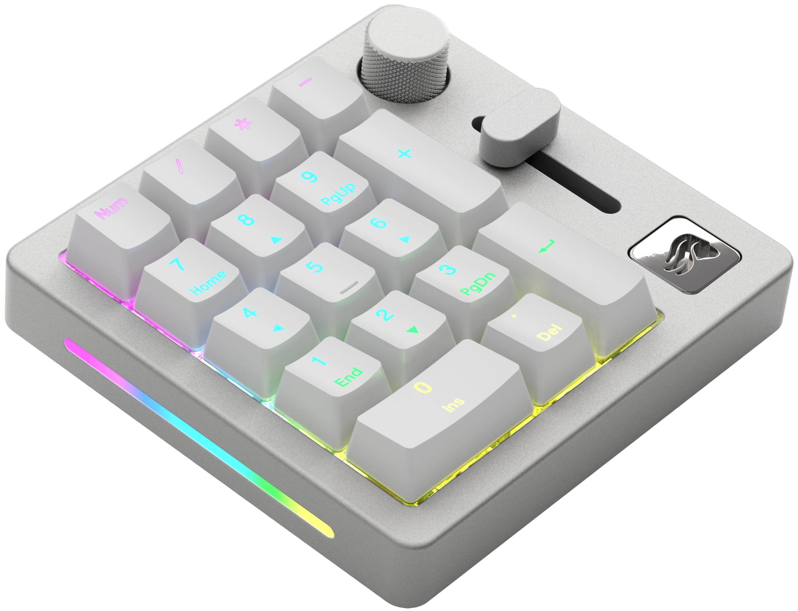 

Glorious Numpad Premium Wireless Macro Pad with Fox Linear Switches (White)