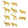 10 Pieces Realistic Animal Figures Wild Animal Simulation Toys for Learning, Photography, and Creative Projects