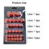 1set Motorcycle Modification Screw Cap Decoration for Motor Scooters Electric Car Colored Nut Cover Accessories