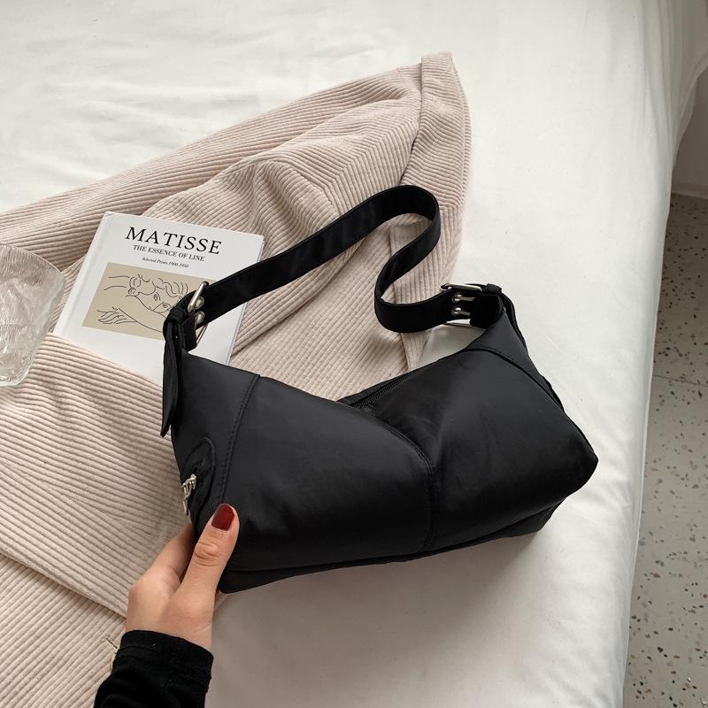 Новейшая женская нейлоновая сумка под мышку Винтажная Средневековая Французская палочка Сумка Портативная женская сумка через плечо