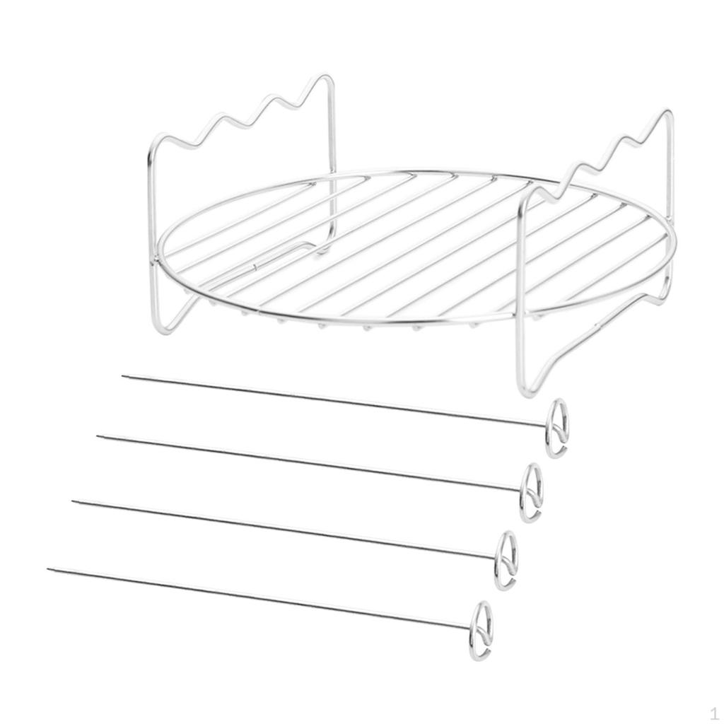 Air Fryer Grill Rack, Metal Oven Cooling Accessories, Stand