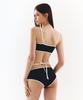 VINAJ Front X-Line Low Bikini Panties (Black)