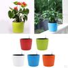 Round Self-watering Planter with Water Level Indicator garden and home desk Decor