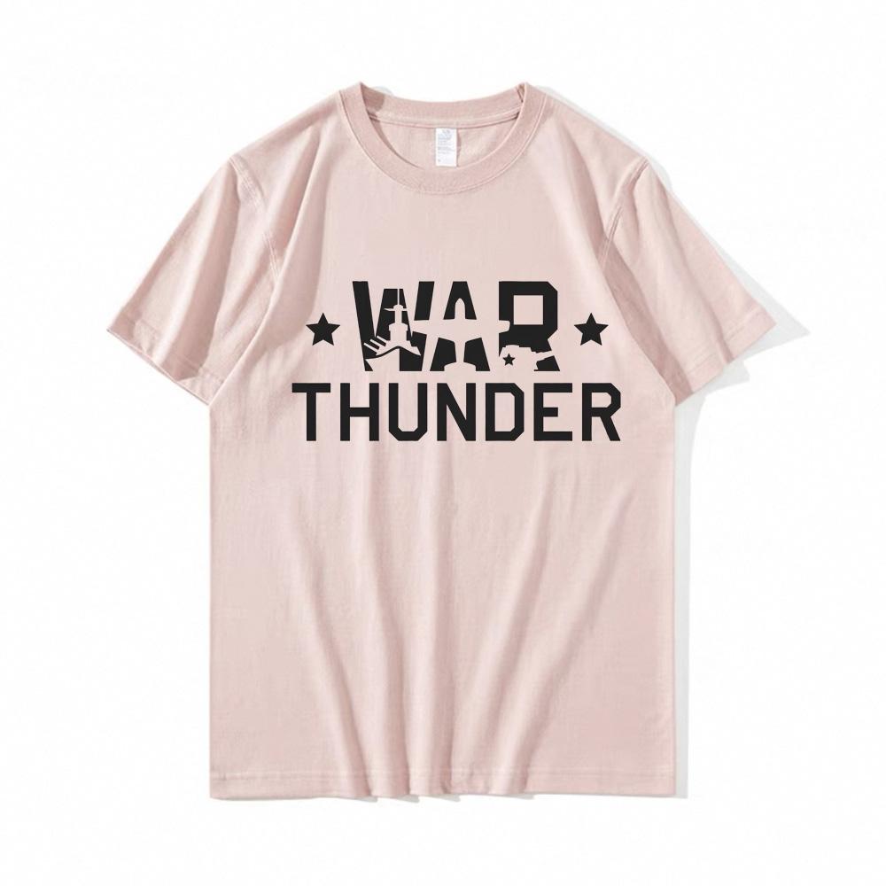War Thunder 2025new style T-shirt Summer 100%Cotton short sleeve Graphic Printing Round Neck T-shirt Comfortable camiseta hombre