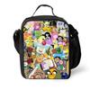 Adventure Time Insulated Lunch Bag for Kids Portable Thermal Cooler Tote Cartoon Print Bento Box for School Outdoor Picnic
