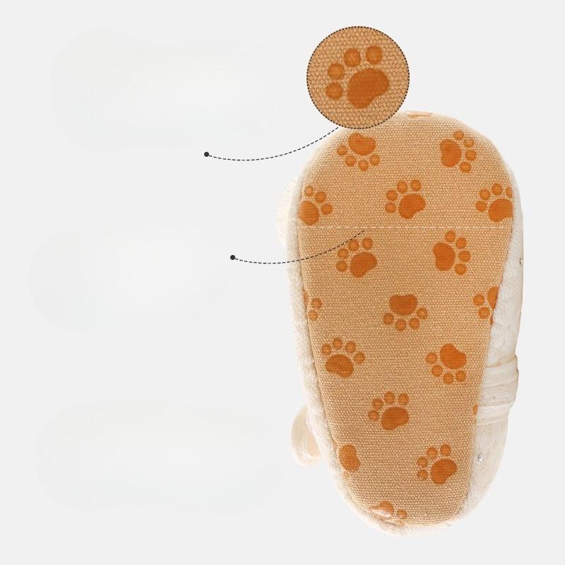 Cotton Baby Girls Lace Bow Shoes 0-1 Year Toddler Anti Slip Soft Sole Walking Shoes Indoor Use Summer High Quality First Walkers